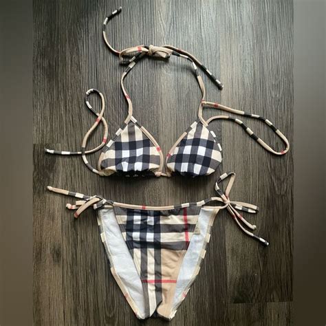 burberry bathing suit sale|burberry plaid bikini.